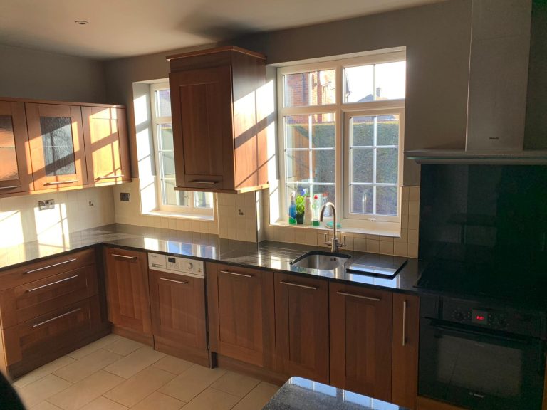 Before kitchen cabinet respray