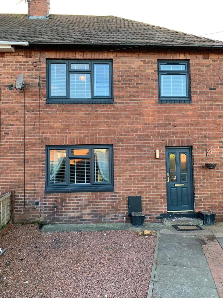 After picture - uPVC window and door respraying in Durham